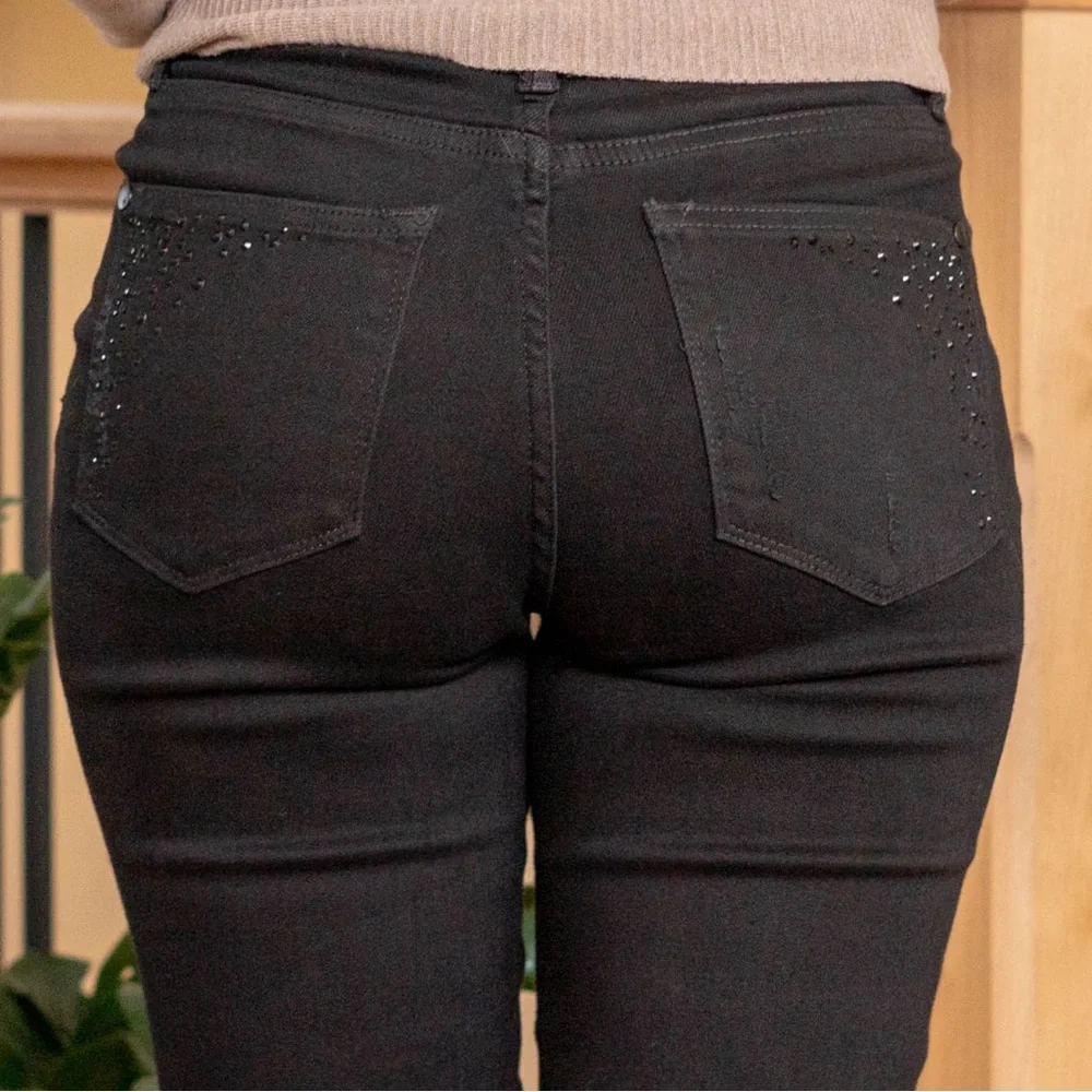 Judy Blue Rhinestone Embellished High Rise Slim Fit - Picture 3 of 11